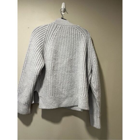 A.L.C. Women's Gray Cleveland Wool Alpaca Blend Button Front Cardigan Large NWOT - Picture 7 of 10